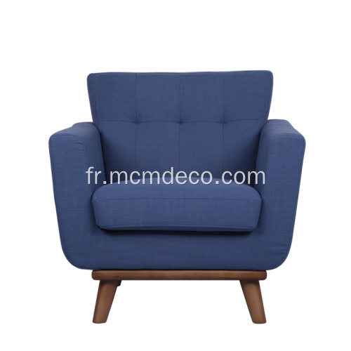 Fauteuil Spires en Tissu Mid-Century pour Salon